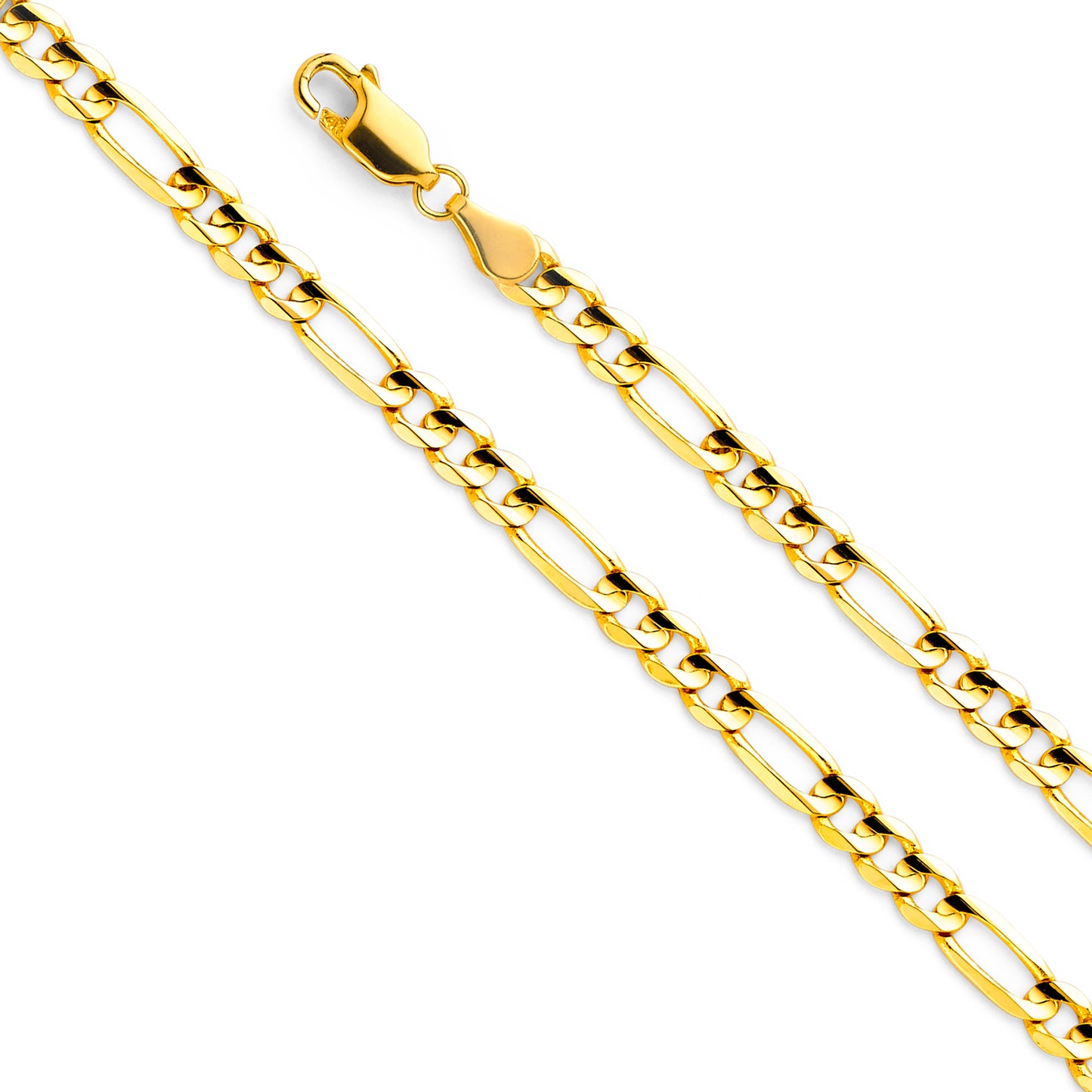 14KY 4.6mm Figaro 3+1 Chain