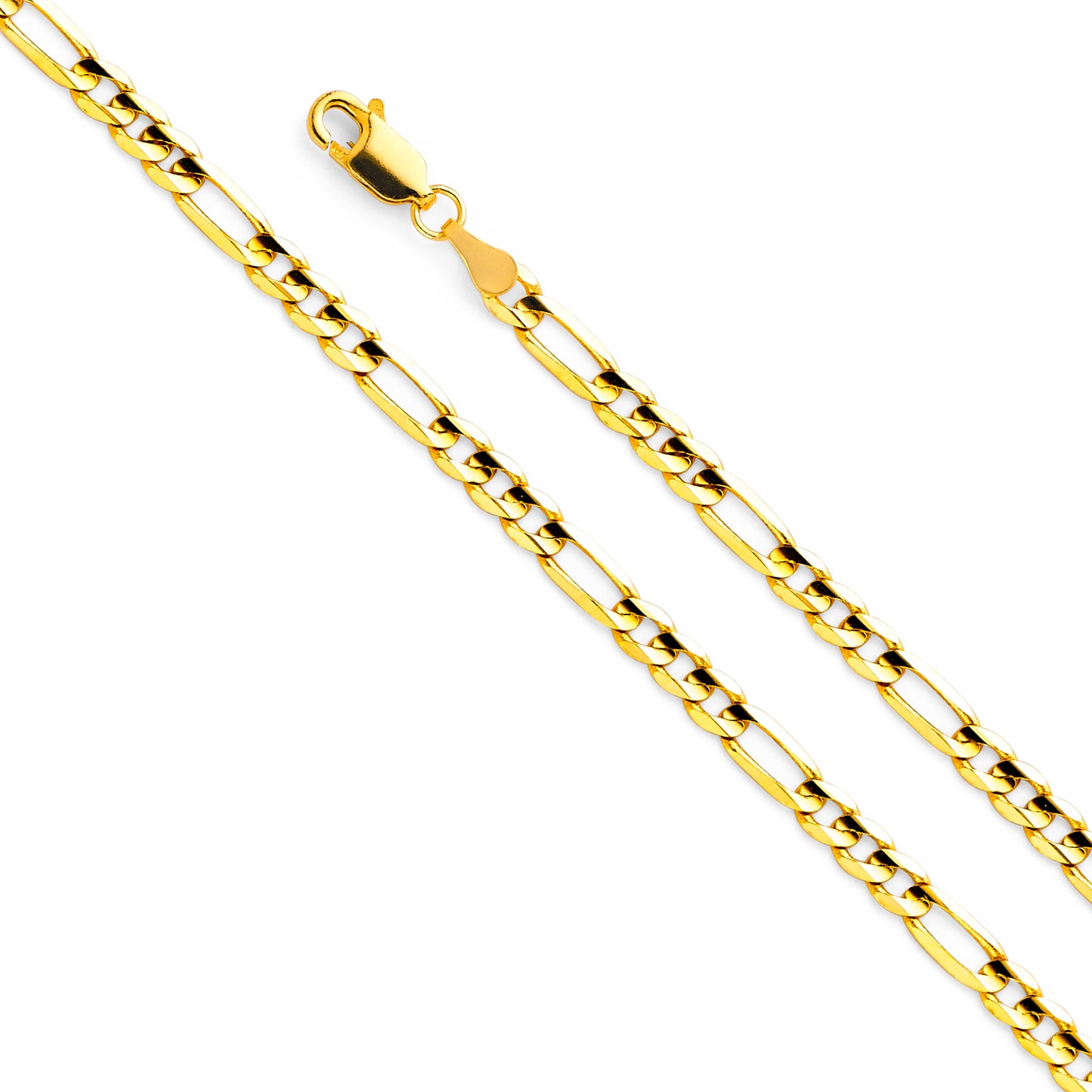 14KY 3.9mm Figaro 3+1 Chain
