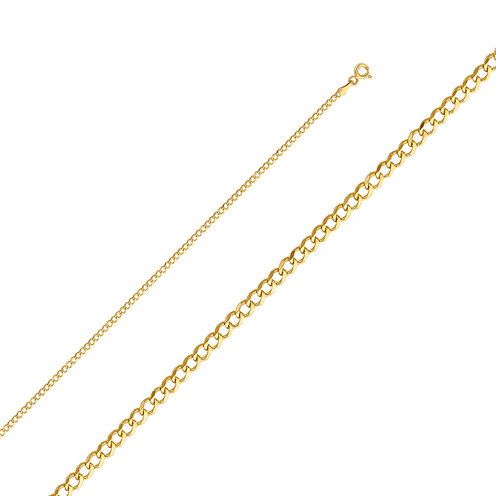 14KY 2.2mm Cuban Chain CH-0112