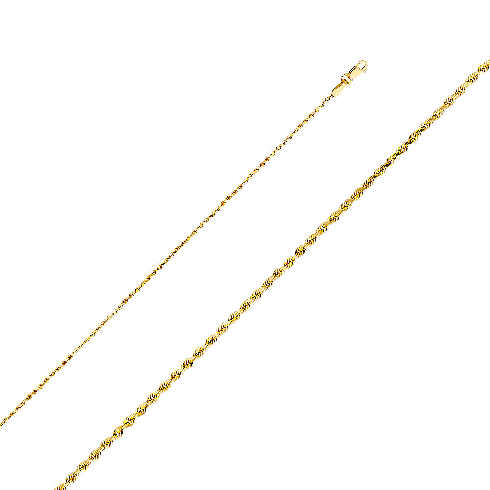14KY 1.2mm Rope Chain
