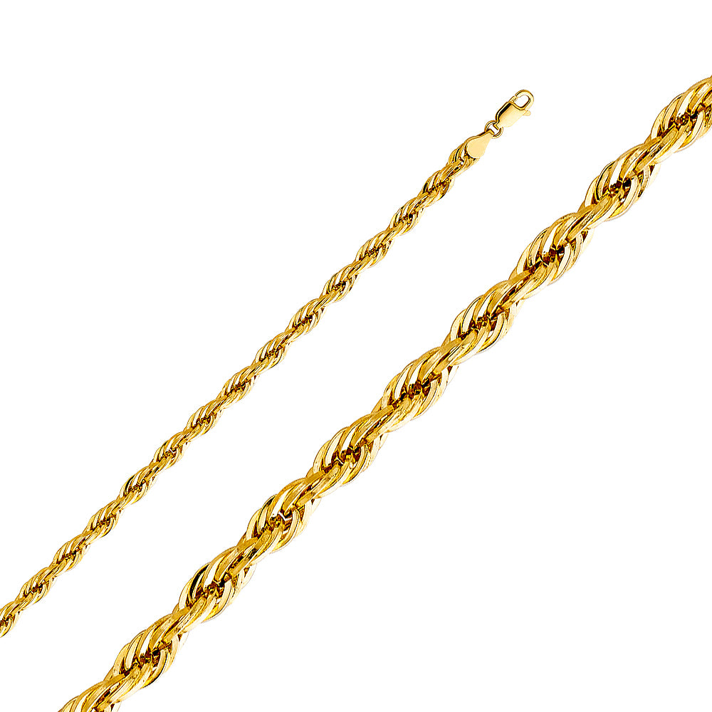 14KY 4.6mm Hollow DC Rope Chain