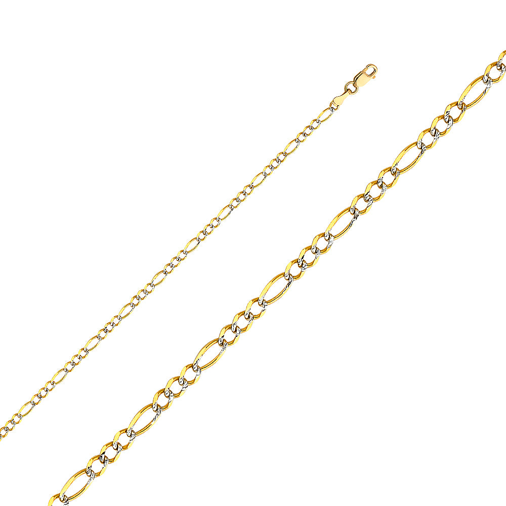 14KY 2.7mm Figaro 3+1 WP Chain
