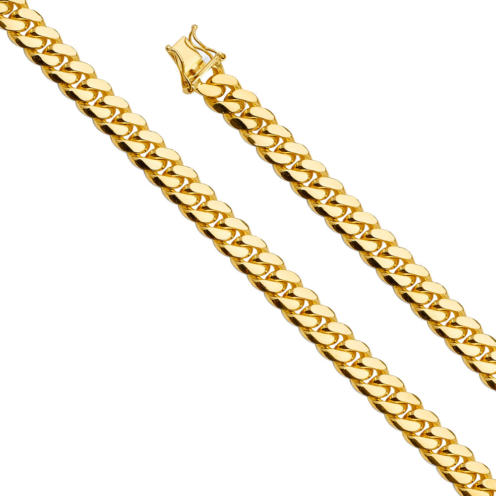 14KY 7.9mm Miami Cuban Chain