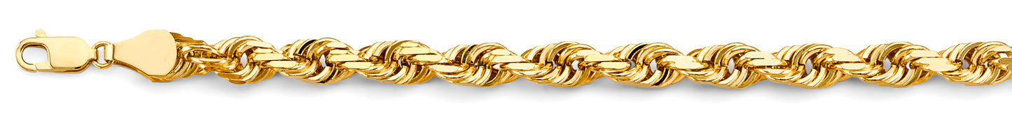 14KY Solid Rope 8.4mm Chain