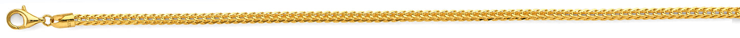 14KY 3.1mm 8DC Open Franco Chain