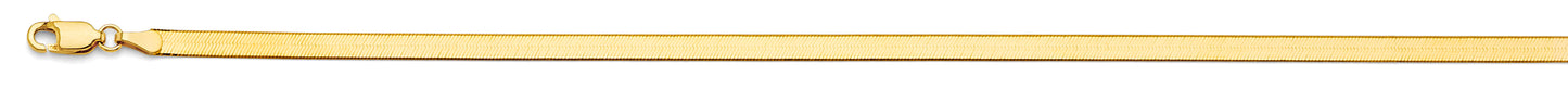 14KY 3.5mm Flex Herringbone Chain