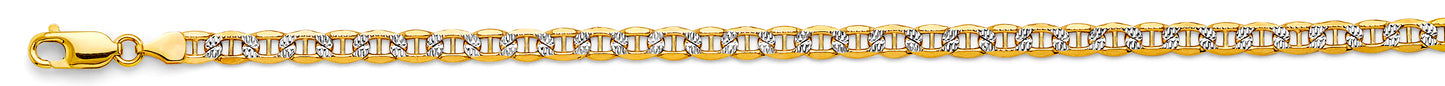14K 2T 4.8mm Hollow Mariner WP Chain