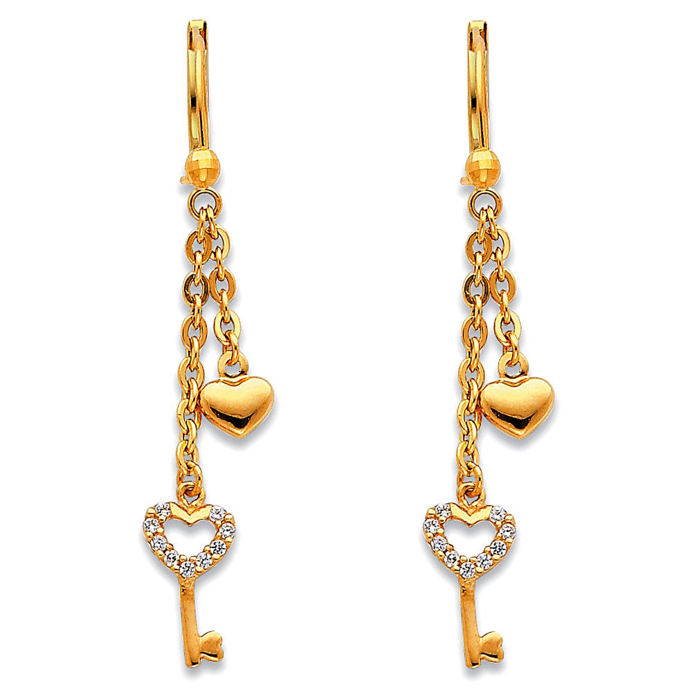 14KY Hanging Earrings (ER375)
