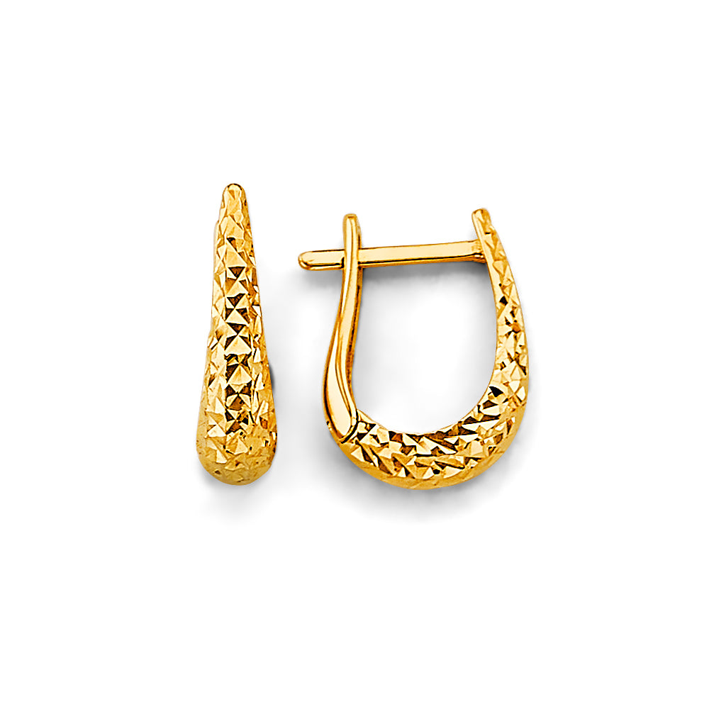 14KY DC Huggies Earrings