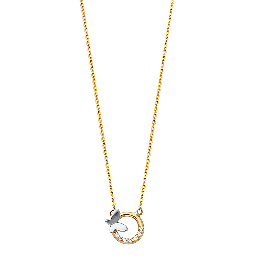 14K 2T Necklace (NK84)