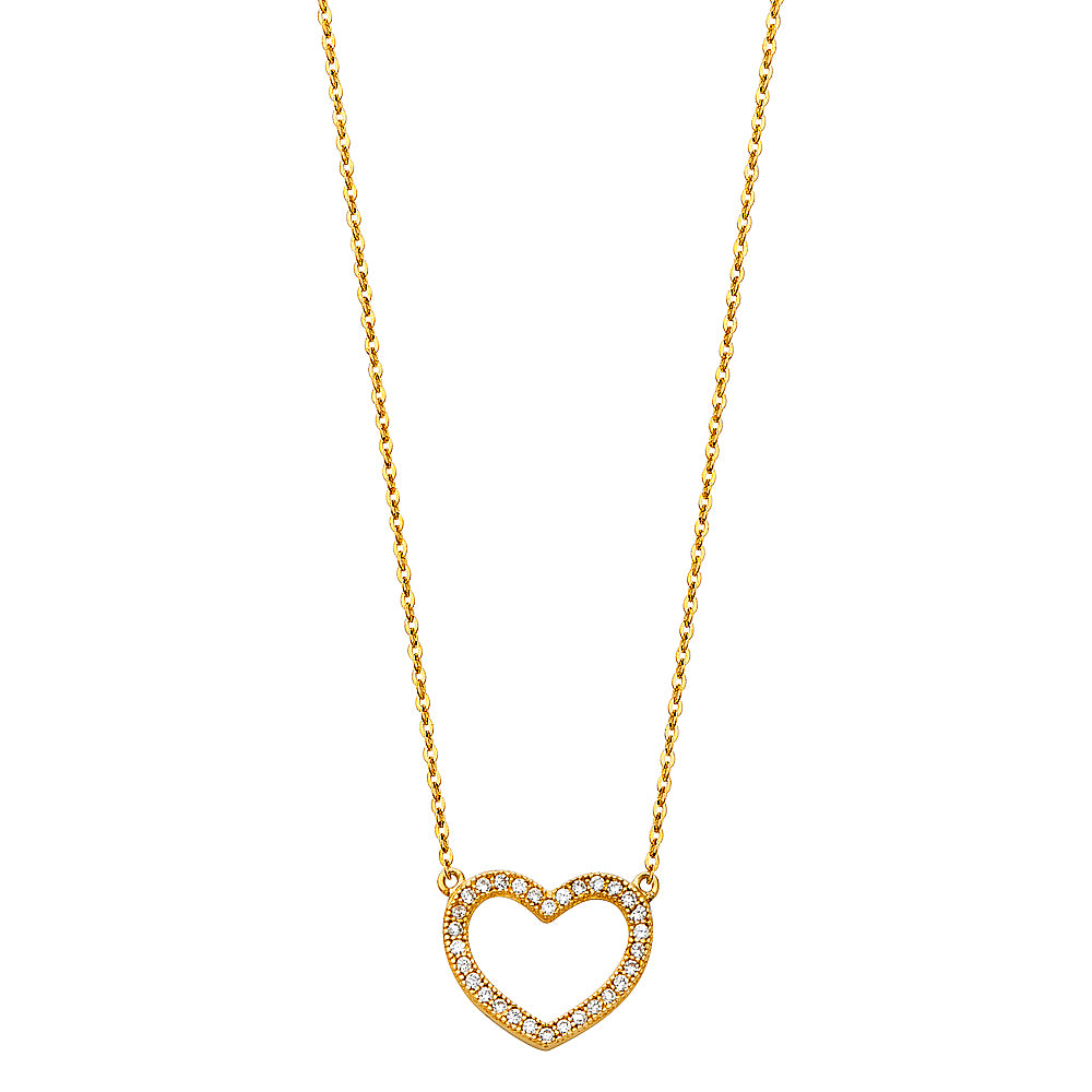 14KY Heart Necklace