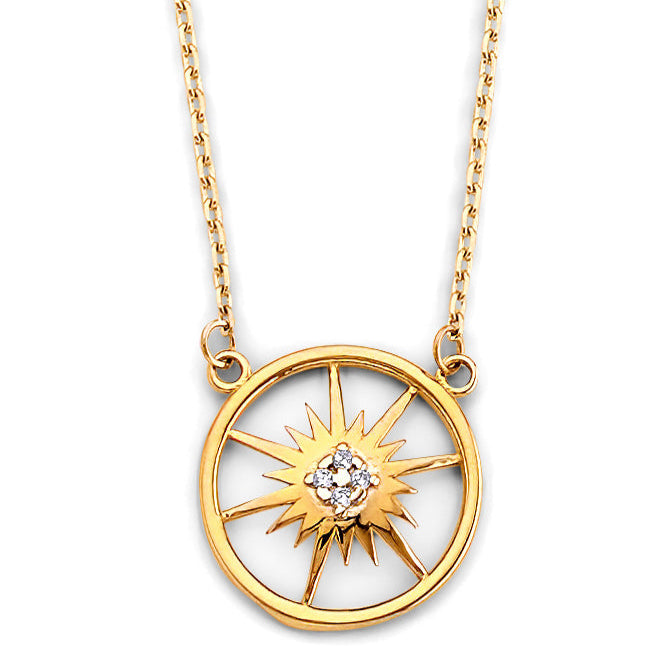14KY Star Light Necklace