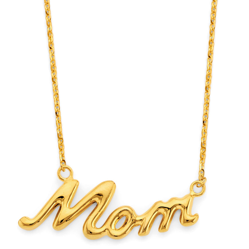14KY Mom Necklace