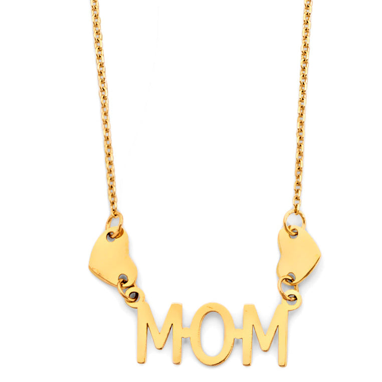 14KY Mom Necklace