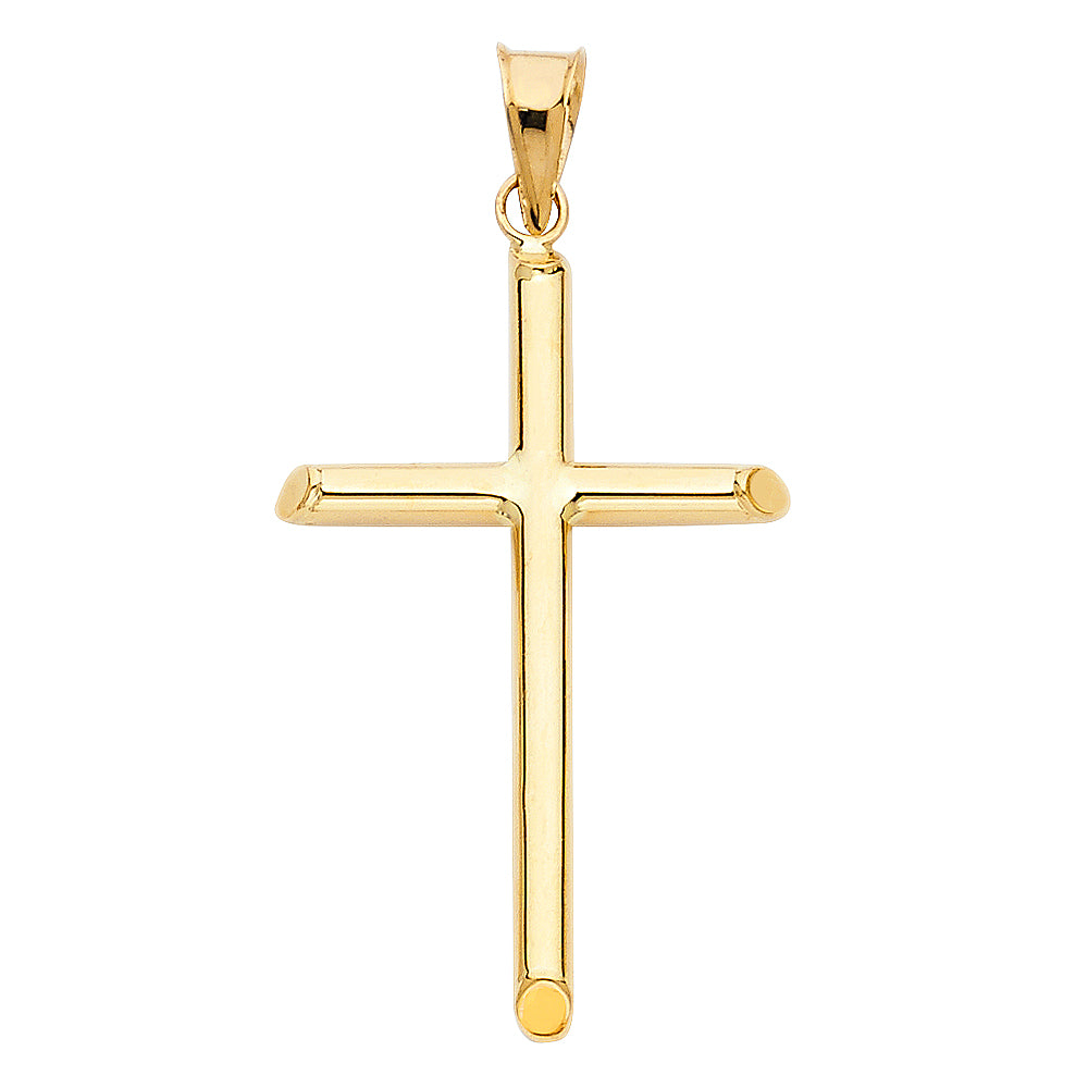 14KY Hollow Round Tube Cross