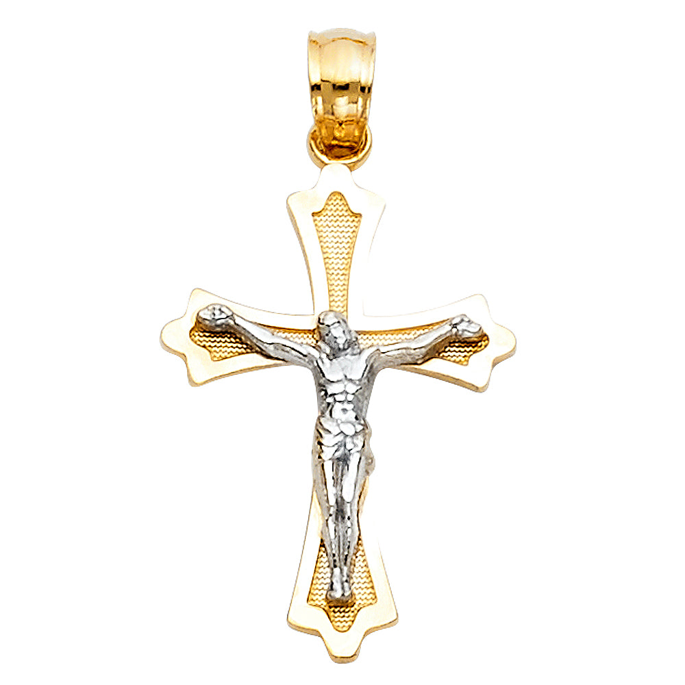 14K 2T Crucifix