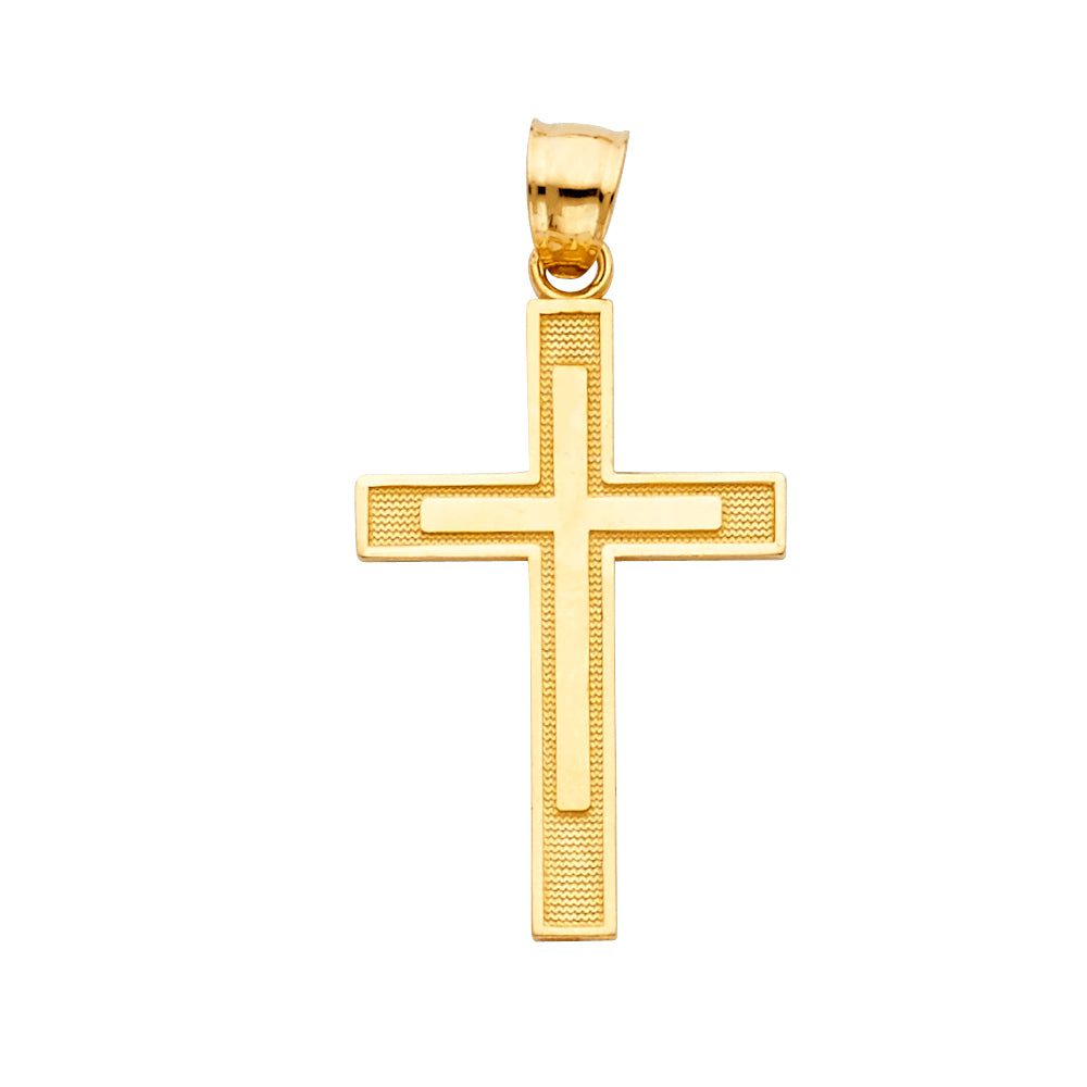 14KY Latin Cross Pendant