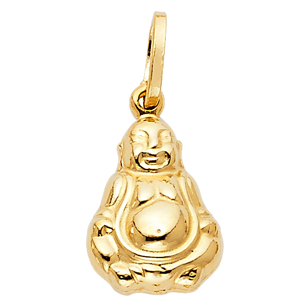 14KY Hollow Buddha Pendant
