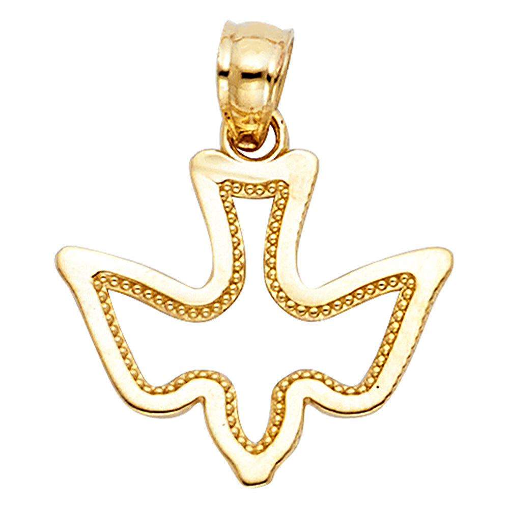 14KY Espiritu Santo Dove Pendant