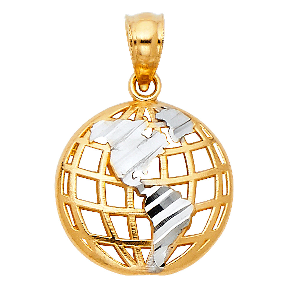 14K 2T Glove Pendant