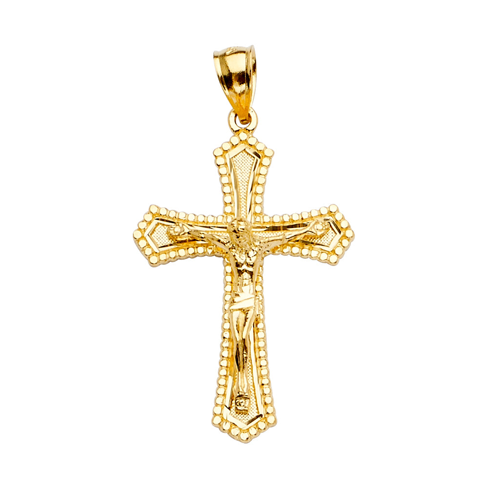 14KY Crucifix Cross Pendant