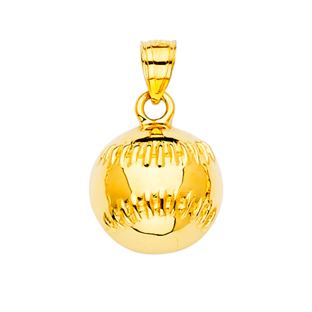 14KY Baseball Pendant