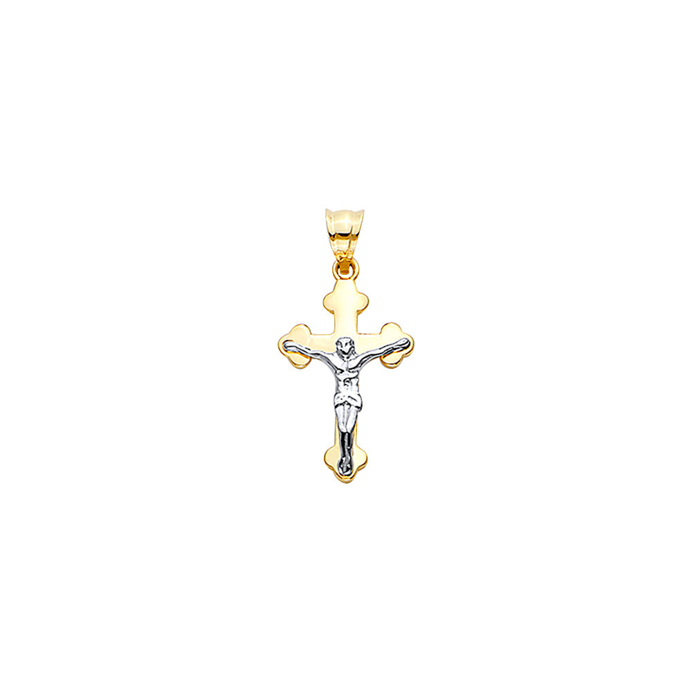 14K 2T Crucifix Cross with Jesus