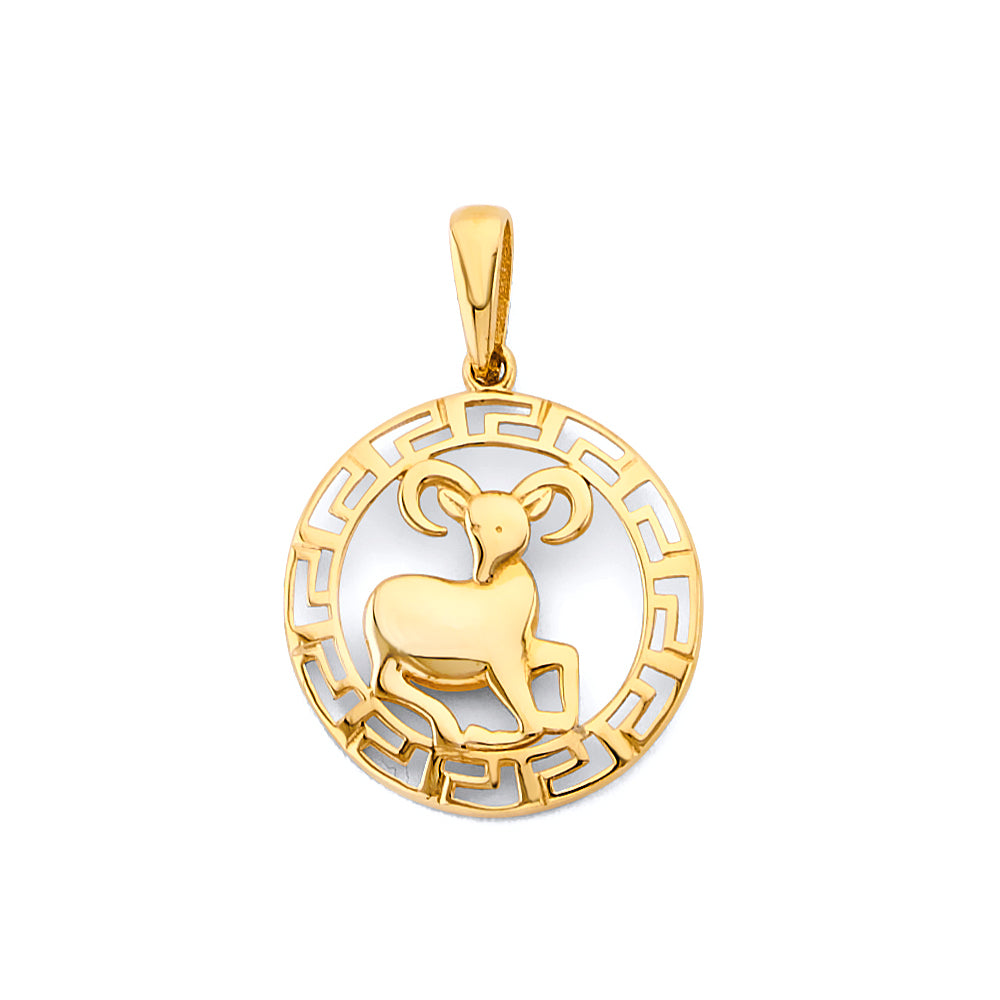 14KY Zodiac Pendant - Aries