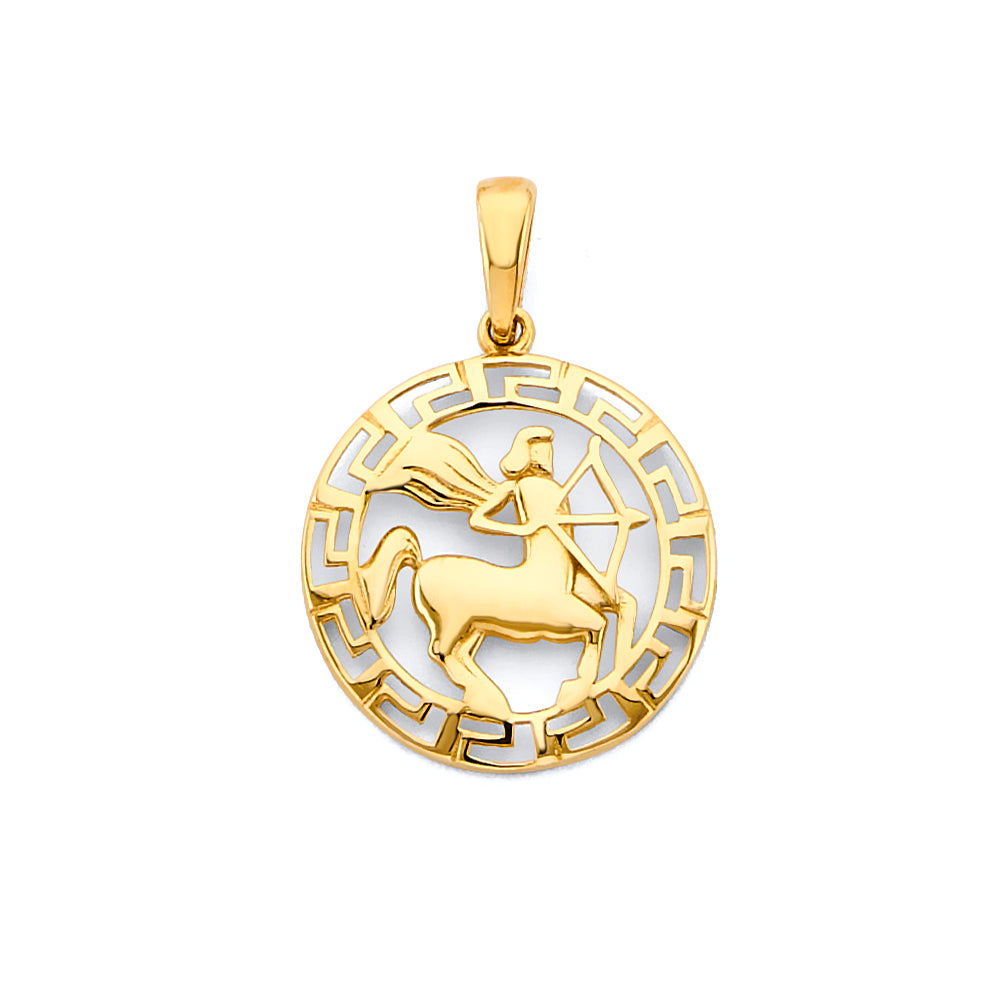 14KY Zodiac Pendant - Sagittarius