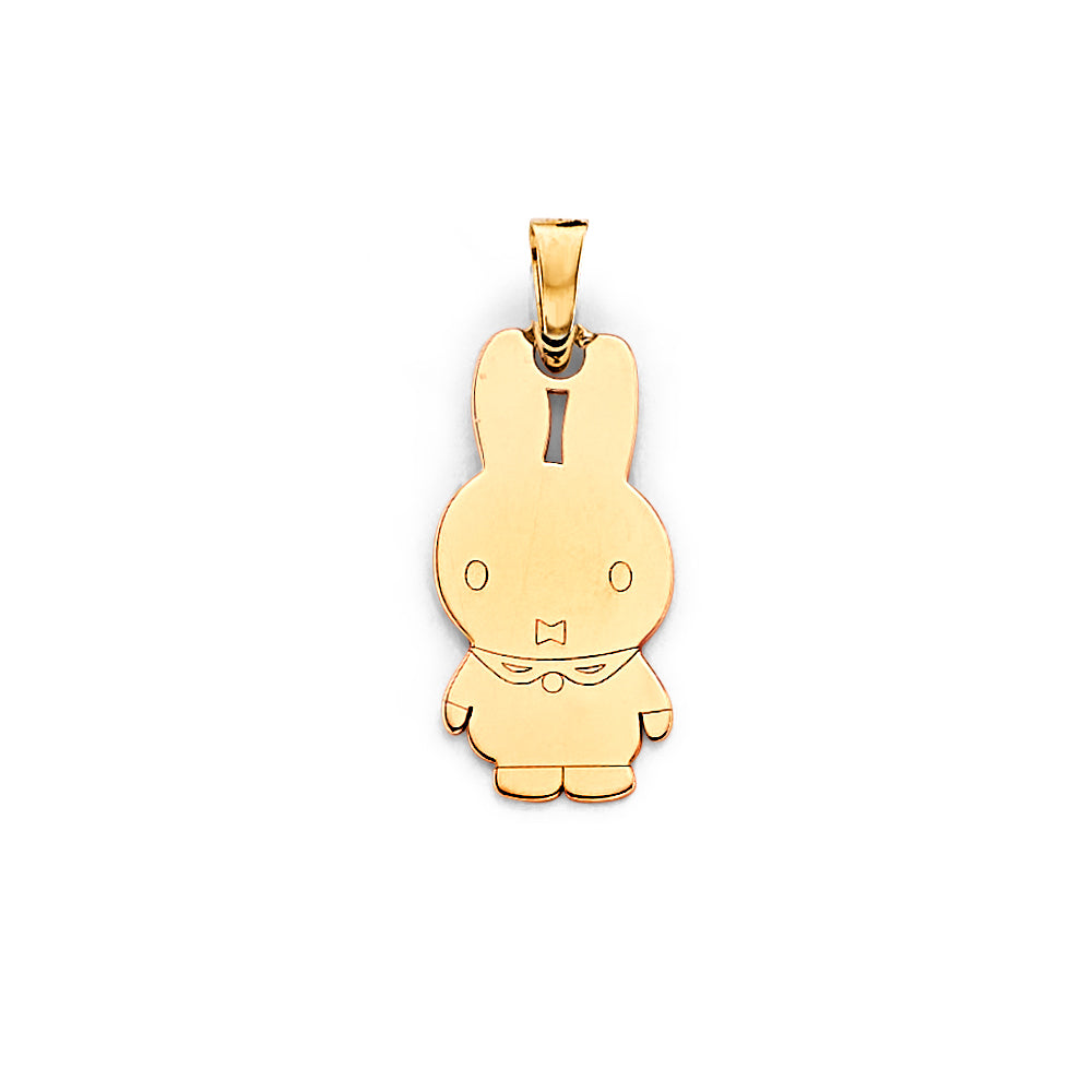 14KY Rabbit Pendant