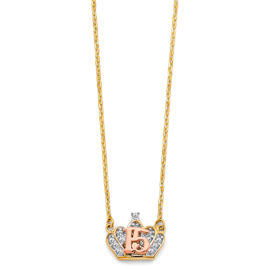 14KY 3C 15 Years Necklace