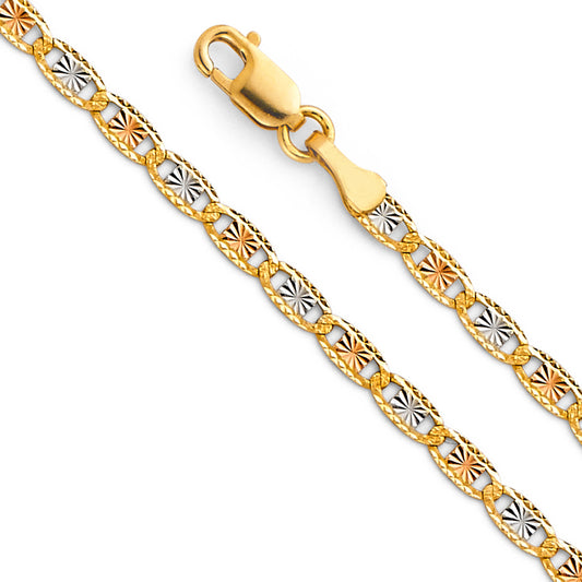 14K 3C 2.6mm Valentino DC Chain