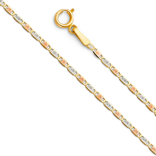 14K 3C 1.5mm Valentino Chain