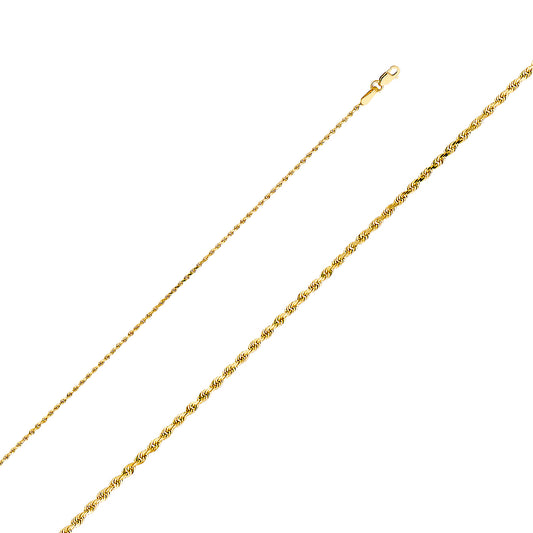 14KY 1.2mm Rope Chain
