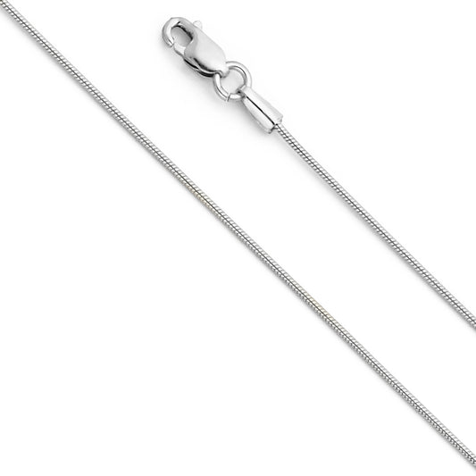 14KW 0.8mm Round Snake Chain