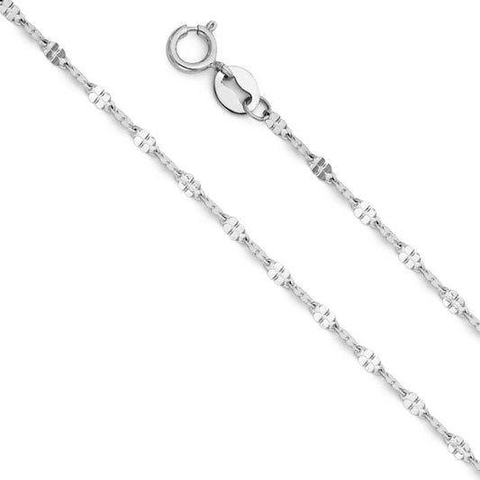 14KW 1.5mm Twisted Mirror Chain