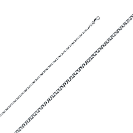 14KW 1.4mm Flat Open Wheat Chain