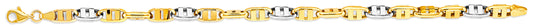 14K 2T 5mm Hollow Double Anchor Chain