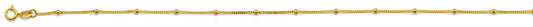 14KY 2mm Plain Ball Station Chain