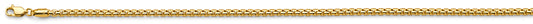 14KY 2.7mm Hollow Round Box Chain