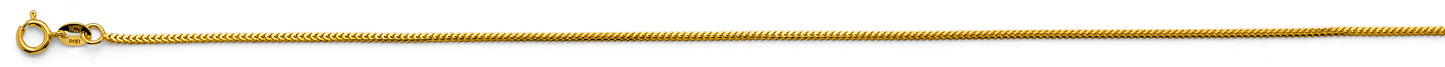 14KY 1.2mm Flat Franco Chain