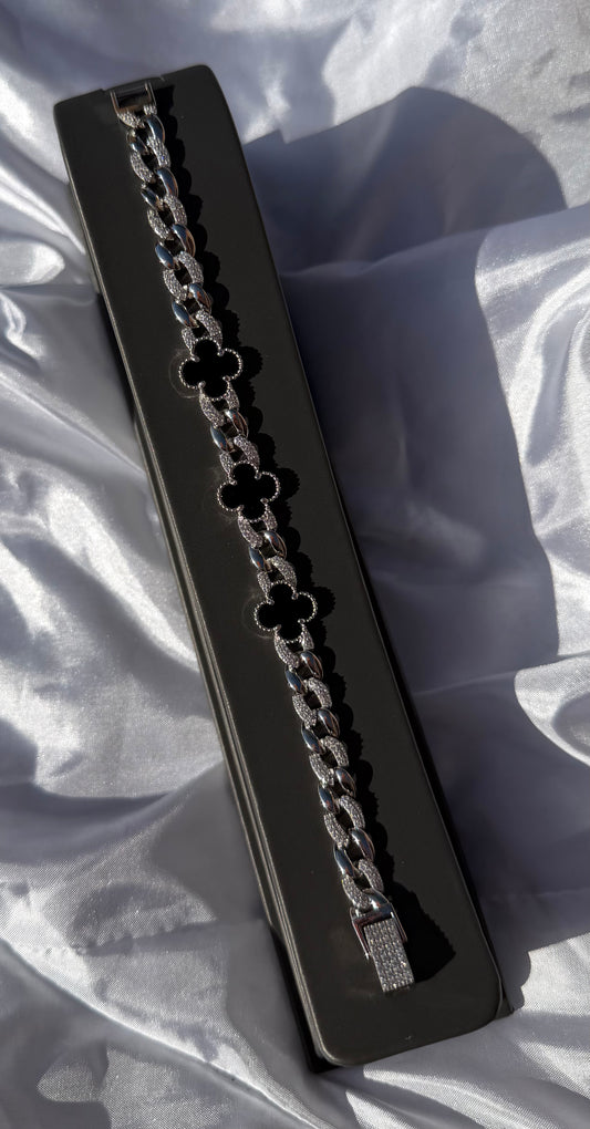 Clover Sterling Silver Bracelet