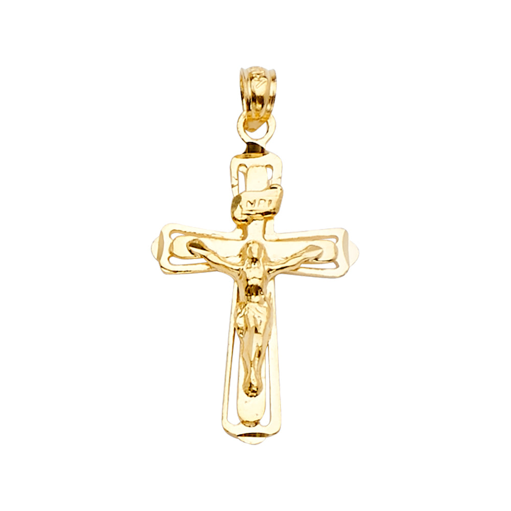14KY Crucifix Pendant